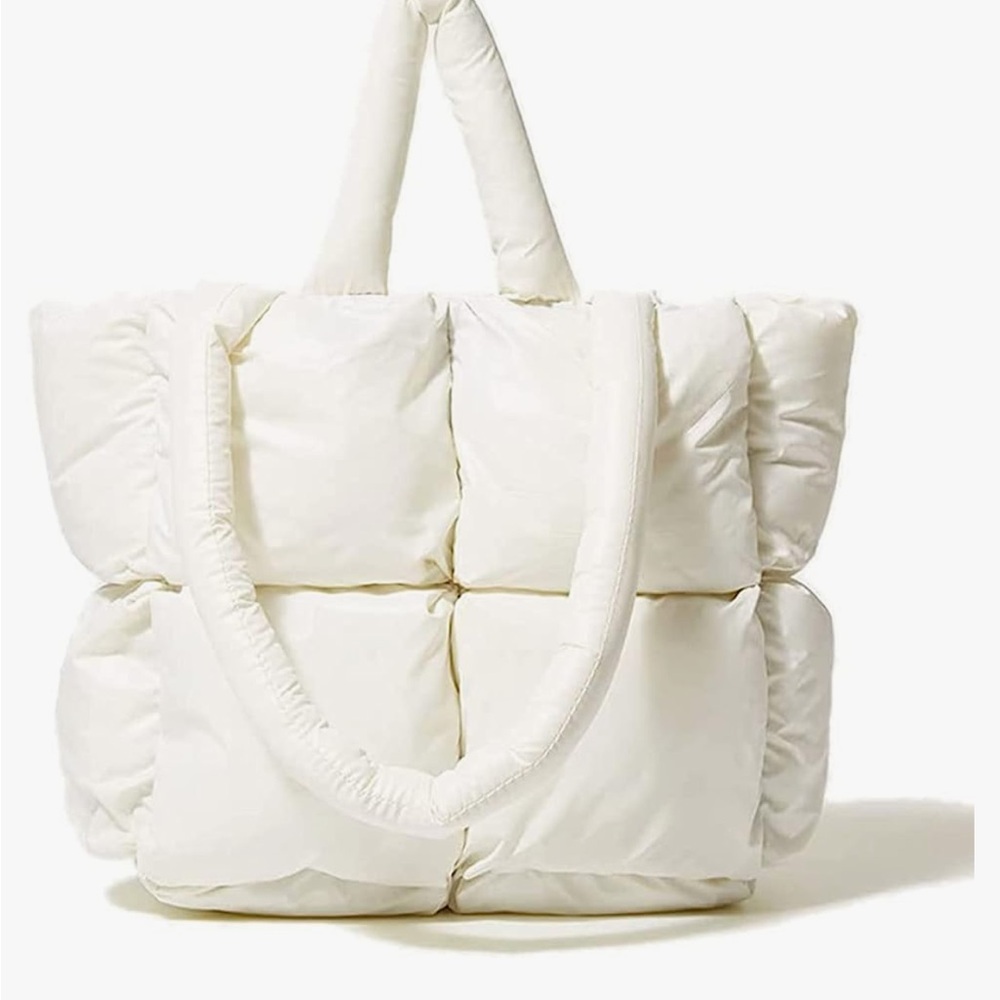Quilted Puffer Tote Bag NWOT